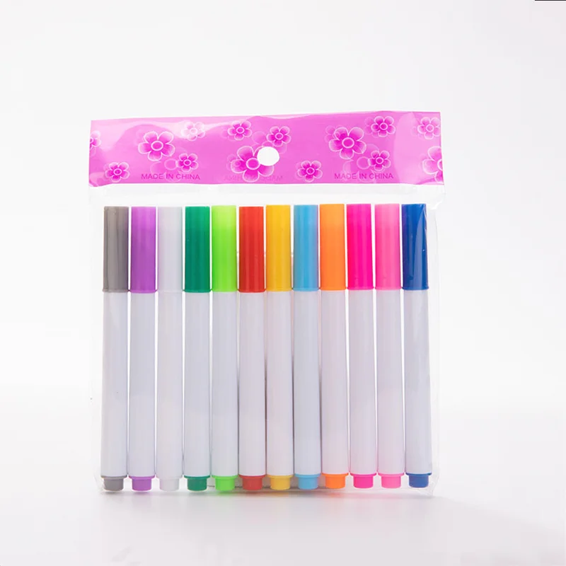Wholesale Durable And Wear Resistant 12 Colors Liquid Chalk Marker Earse Easily With Wet Easer Chalk Markers Liquid Chalk Pen