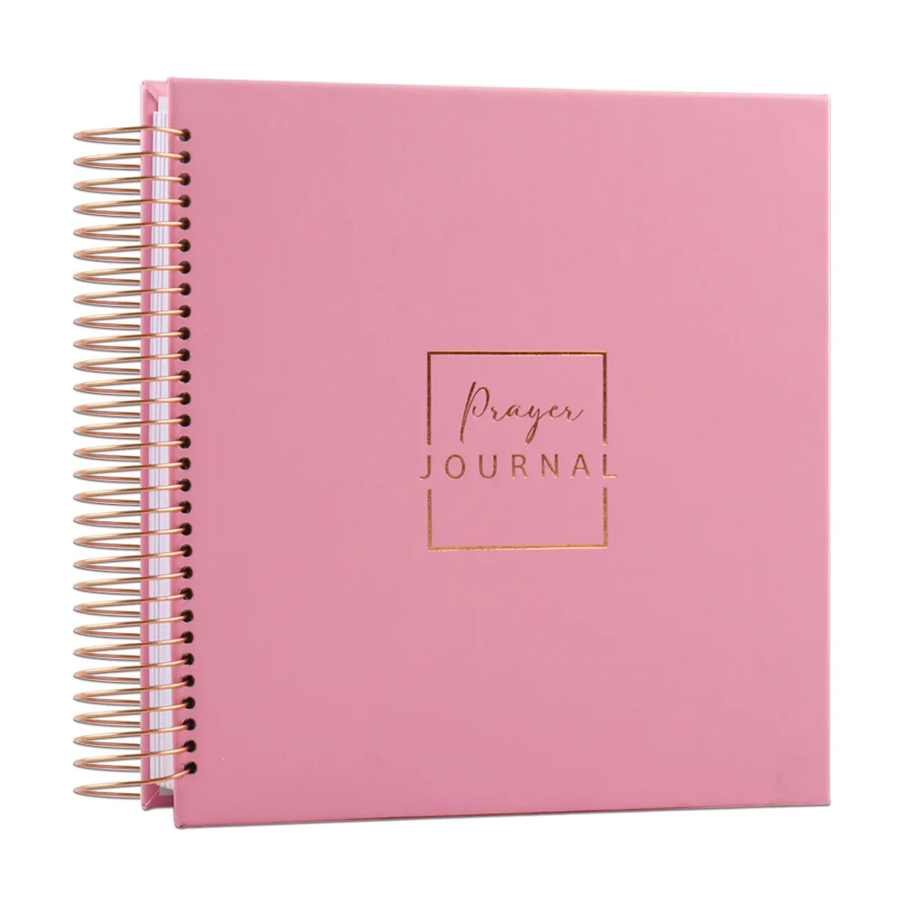 Custom Notebook Printing Hard Cover Christianity Journal Daily Spiral Binding Prayer Journal