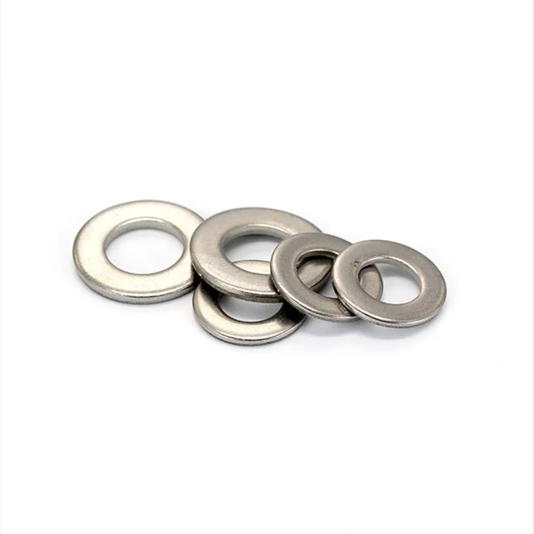 M2 M3 M4 M5 M6 M8 M10 нержавеющая сталь 304 оцинкованная углеродистая металлические плоские шайбы для болтов и