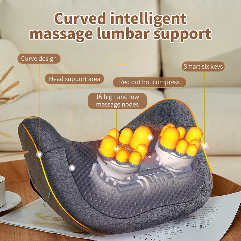 Удобная Многофункциональная электрическая Массажная подушка для всего тела с подогревом