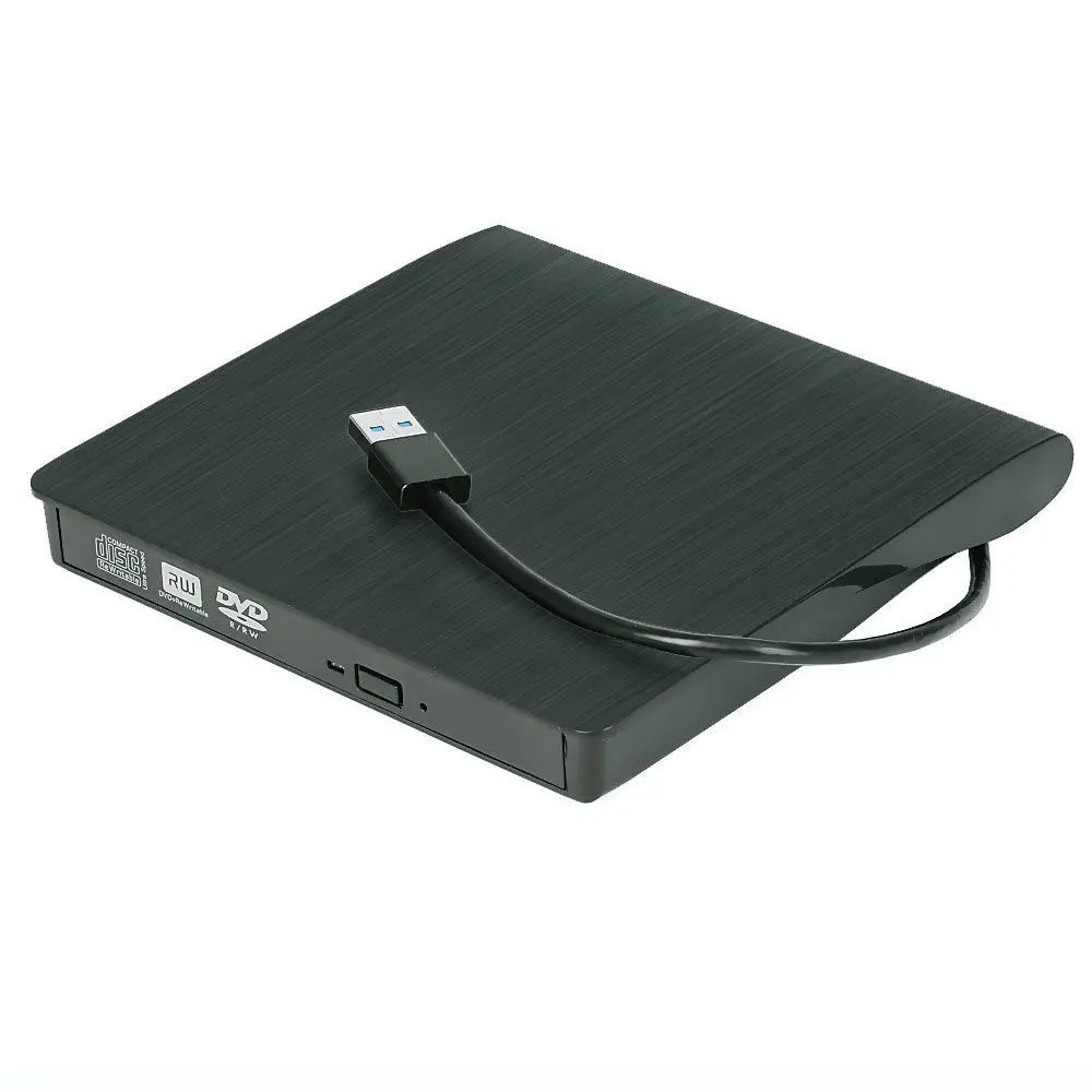 Slim Portable External USB 3.0 CD/DVD +/-RW Burner Drive DVD/CD ROM Rewriter High Speed Data Transfer For Laptop Desktop PC