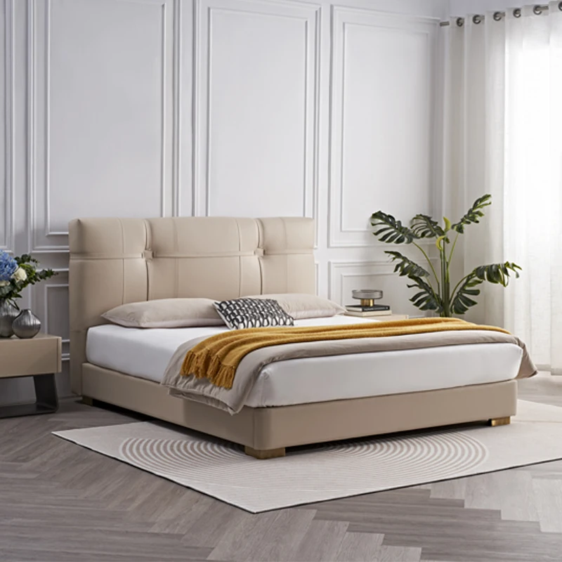 GC modern single beds for adults faux leather bed frame sets double  luxury french fabric king queen size bed bedroom furniture