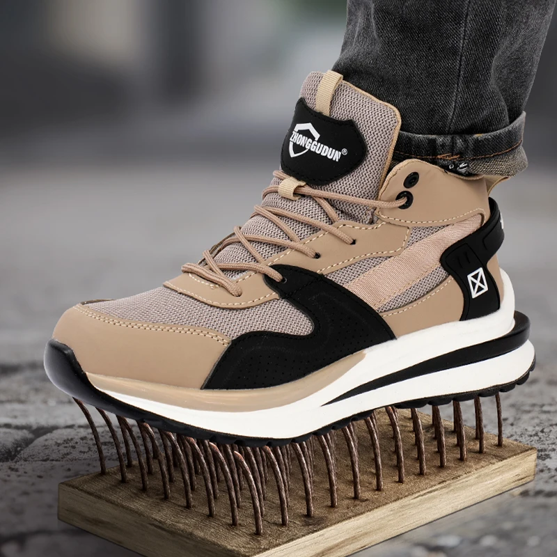 New Arrival Mountaineering Breathable Steel Toe Boots Sport Safety Shoes for Men Working Industrial Price Industrial Outdoor