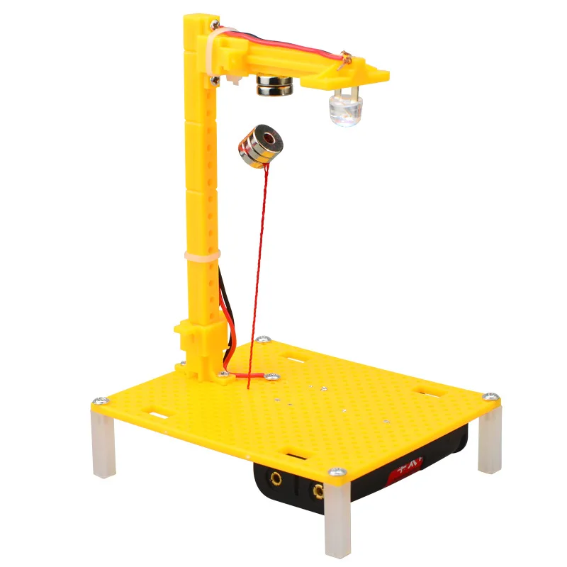 DIY Stem Kit Small Scientific Inventions Wooden Stem Toys DIY Table Lamp Magnetic Switches Science Engineering Toys