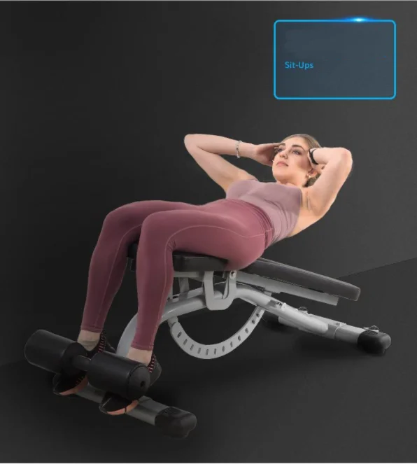 Многофункциональный тренажер для груди и живота с ремнем, тренажер для рук, приседание, скамейка для гантелей, стойка для штанги, скамейка для тяжелой атлетики