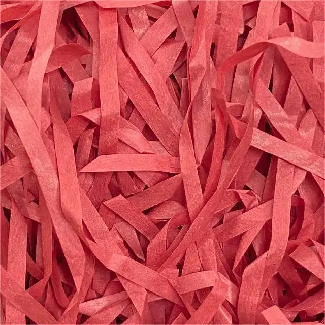 recyclable customized multiple color wholesale manufacturing fine shredded glitter paper for gift box lining 10kg