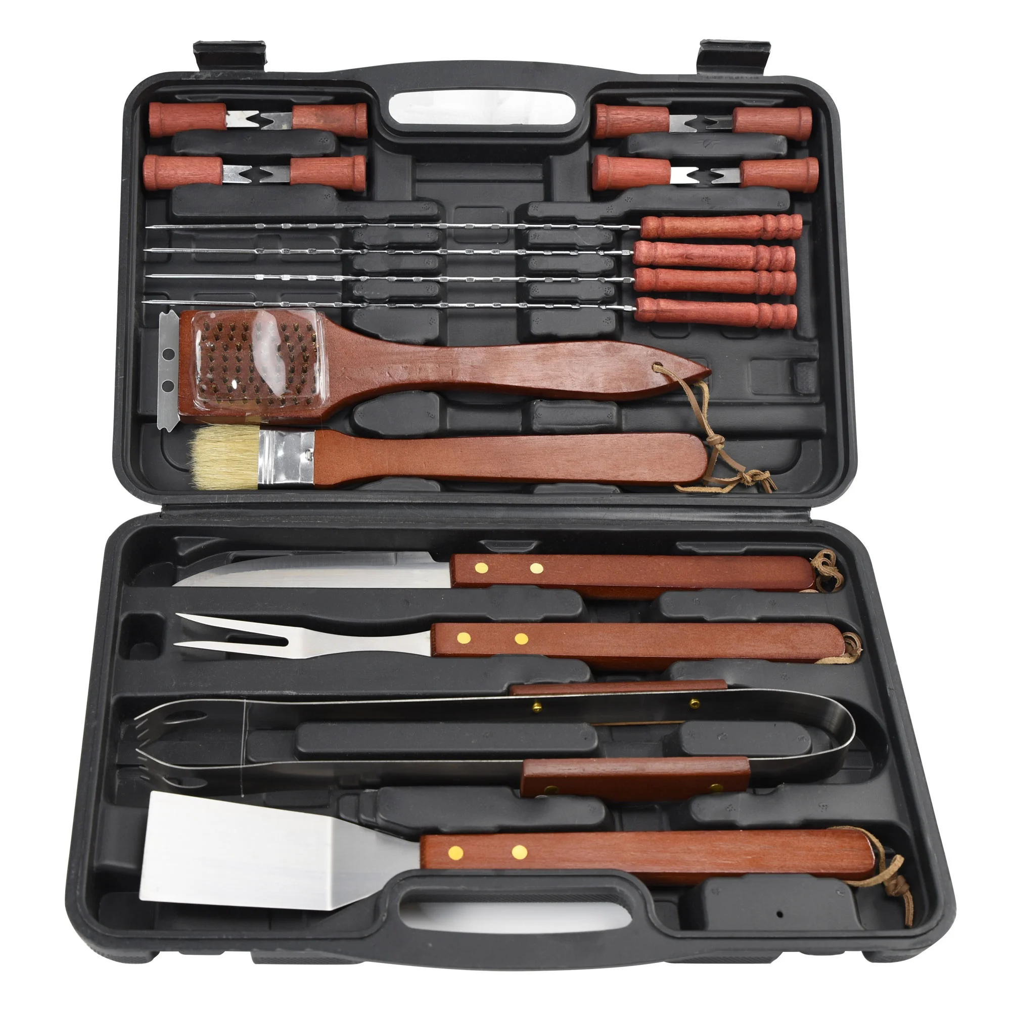 18 шт. набор инструментов для барбекю из нержавеющей стали