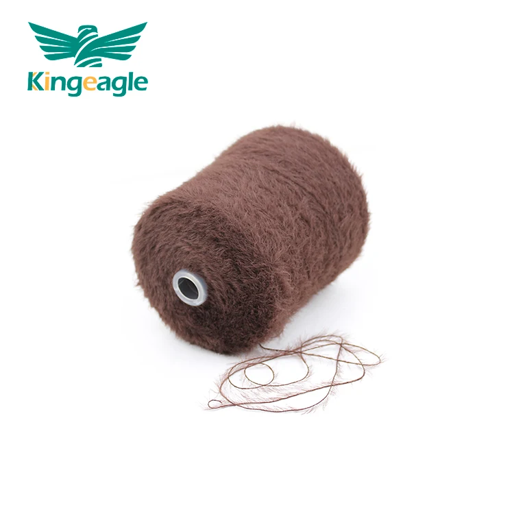 Kingeagle Brand ODM 100% Nylon Hairy Mink 7nm 2cm Feather Yarn