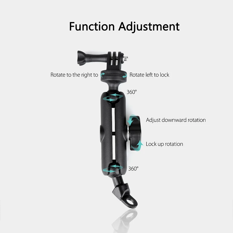 JUNNX Universal Cycling Sports Skeleton Frame Bicycle Bike Motorcycle Mount Holder Clamp Go Pro Bracket for Gopro Hero 10 9 8 7