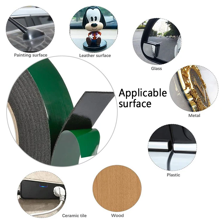 ANTI Hot Melt Acrylic Mounting Self Adhesive Double Sided IXPE Foam Tape For Fixing Sealing