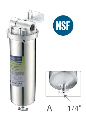 HONG HUI NSF HPS-10A 10 Inch Filter Manufacturing Water Purifier Stainless Steel Cartridge Water Filter Housing