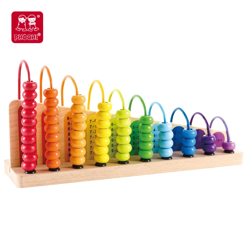 kids wooden toys educational wooden abacus toy fun and Interactive counting numbers tool for preschool kids