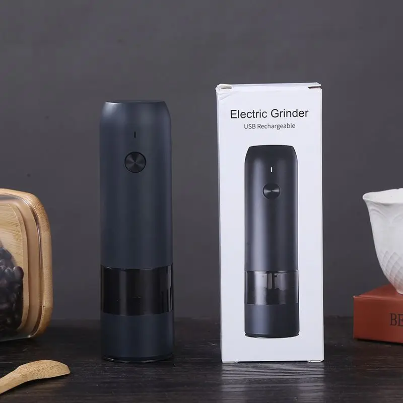 Top Sell A Poivre Molinillos, De Sal Y Pimienta 2 En 1 Usb Electric Gravity Salt And Pepper Grinder