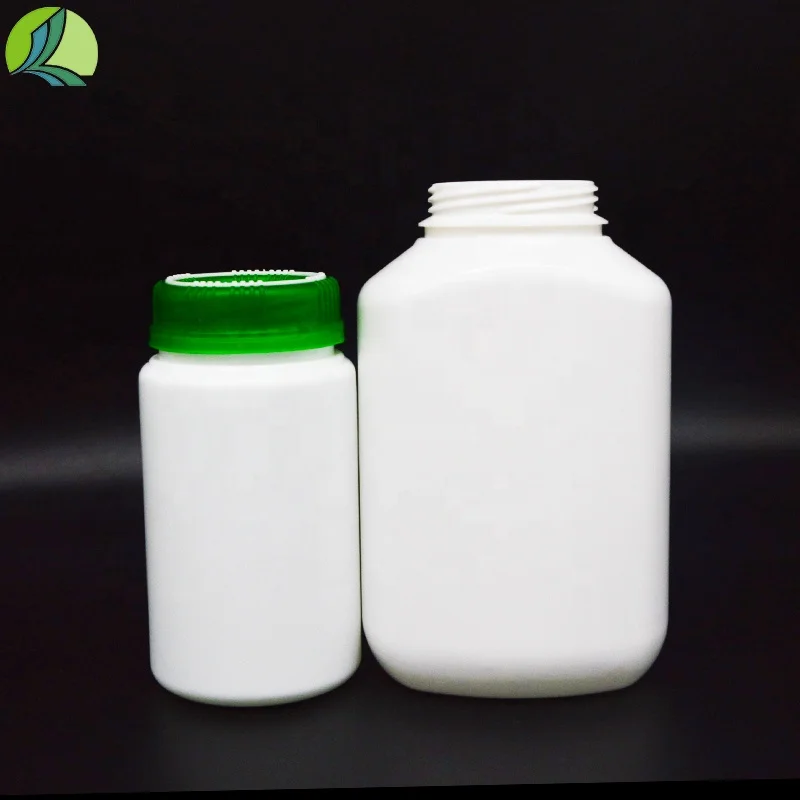 HDPE Square Laboratory Liquid Reagent Packaging Bottle 250ml/500ml screw Cap Custom Screen Printing Chemical Pharmaceutical