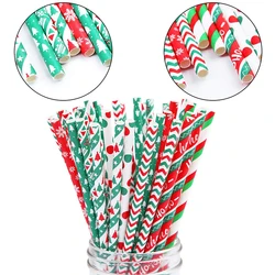 Custom Design Colorful Party Christmas China Decoration Paper Straw