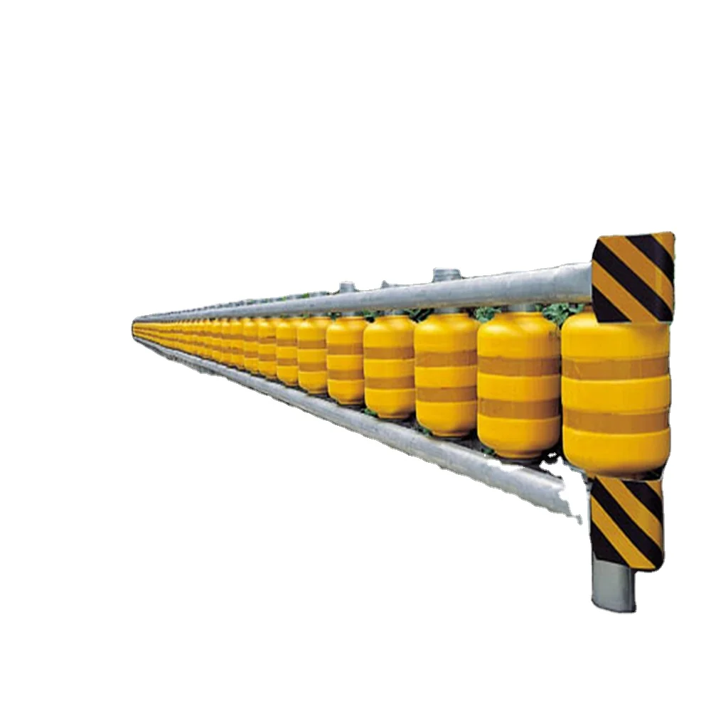 traffic safety roller barrier galvanized wb beam crash barrier roller