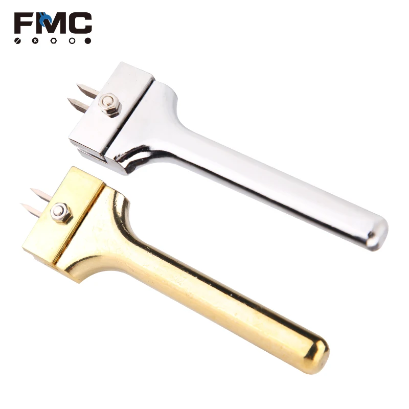 DIY leather positioning leather tools set punch working magnetic buckle leather installation punch