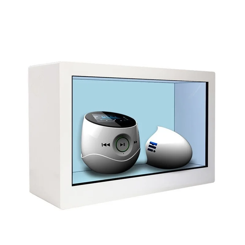 Digital signage hologram display 3d holographic transparent lcd touch display 55 display oled