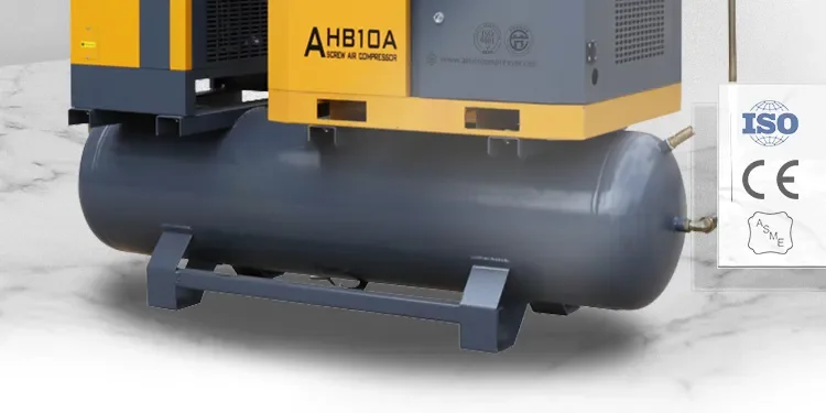 4in17.5KW 11KW 15KW 18.5KW 22KW 30KW 37KW 45KW 55KW 75KW all in one screw air compressor from China