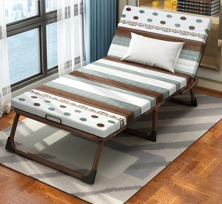 Home Camping Furniture Meubles Lit Pliable Adulte Portable Applicable Metal Single Folding Bed with high quality