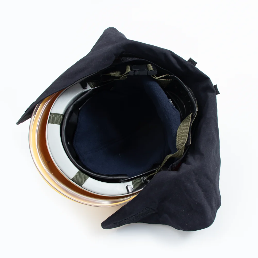 Professional EN443 European Style Helmet for Fireman  with Double Goggles