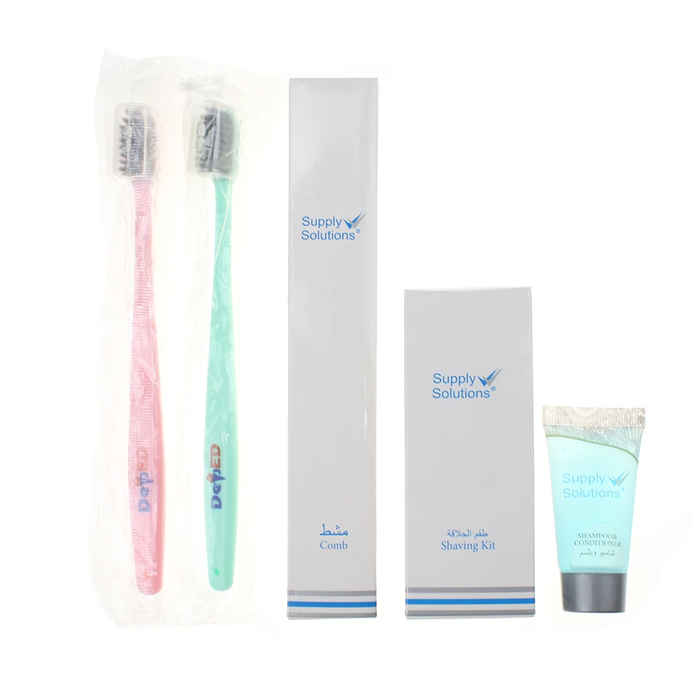 Hotel Toiletries Accessories Wholesale Eco Friendly Organic Biodegradable Hotel Amenities kit