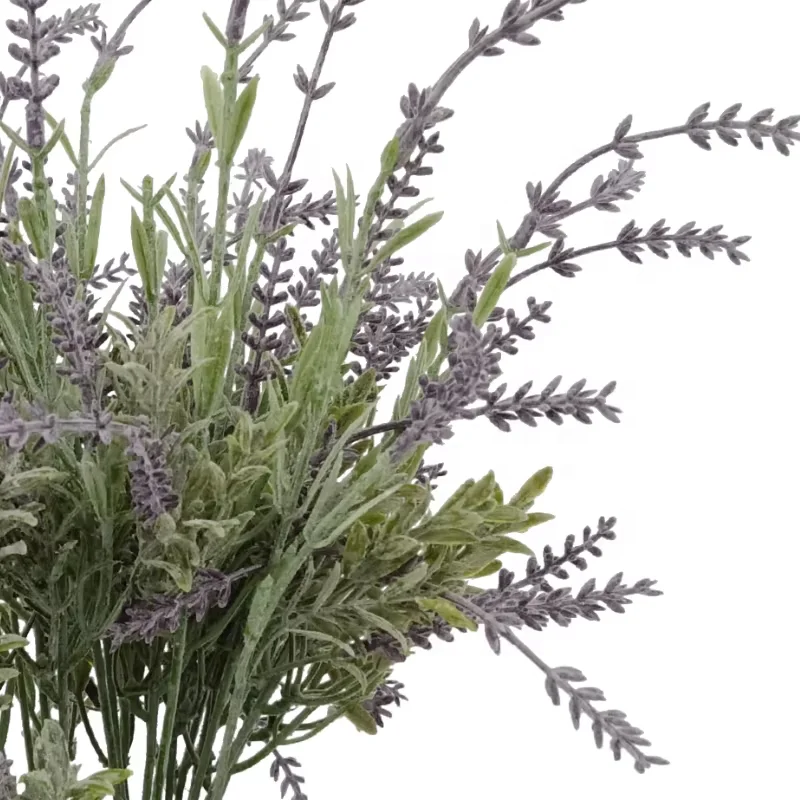High Quality 43cm Plastic Artificial Flower Lavender For Interior For Outdoor Indoor Wedding Decoration