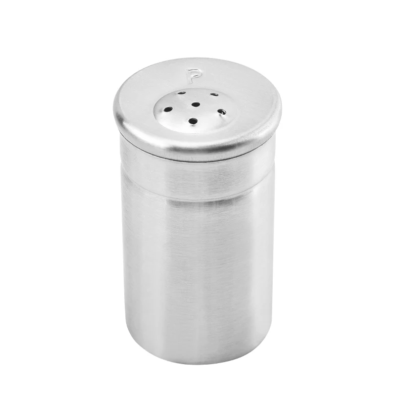 Multi Sizes Stainless Steel Cruet Salt Sugar Pepper Shaker Condiments Bottle Spice Jar Set Herb Spice Tools