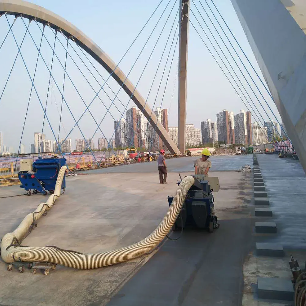 
Concrete and asphalt road wheel abrator shot blasting machine 