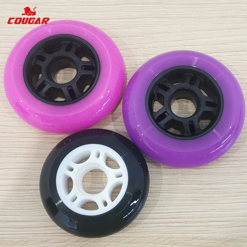 Custom Inline Skates Wheels 82A 85A 64mm 74mm 76mm78mm 80mm Fitness Slalom Skating Wheels