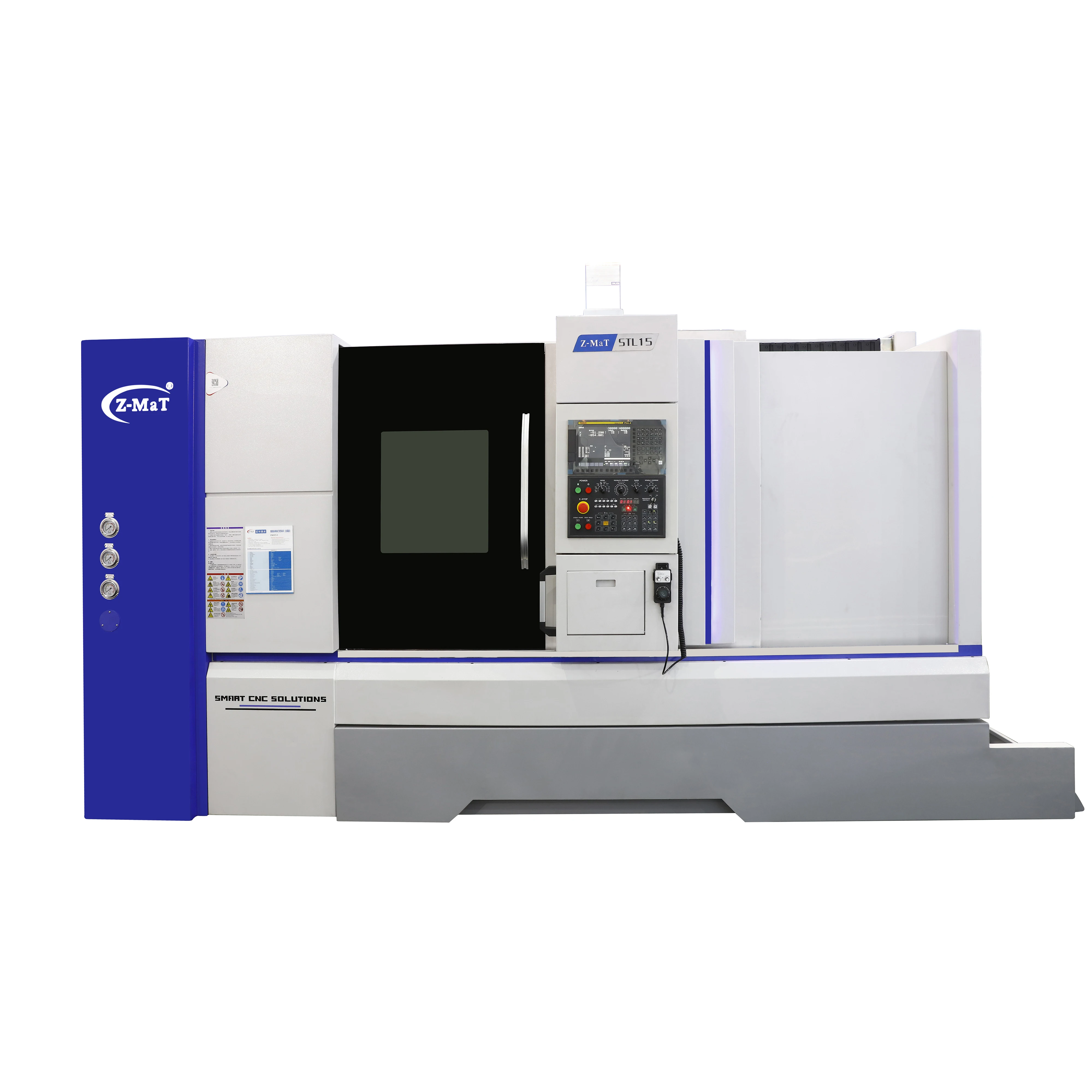 Z-mat CNC Lathe STL15 1500mm Slant Bed Turning Length Long Shaft Turning CNC Machine 8-station Turret STAR STL15 Machining Metal