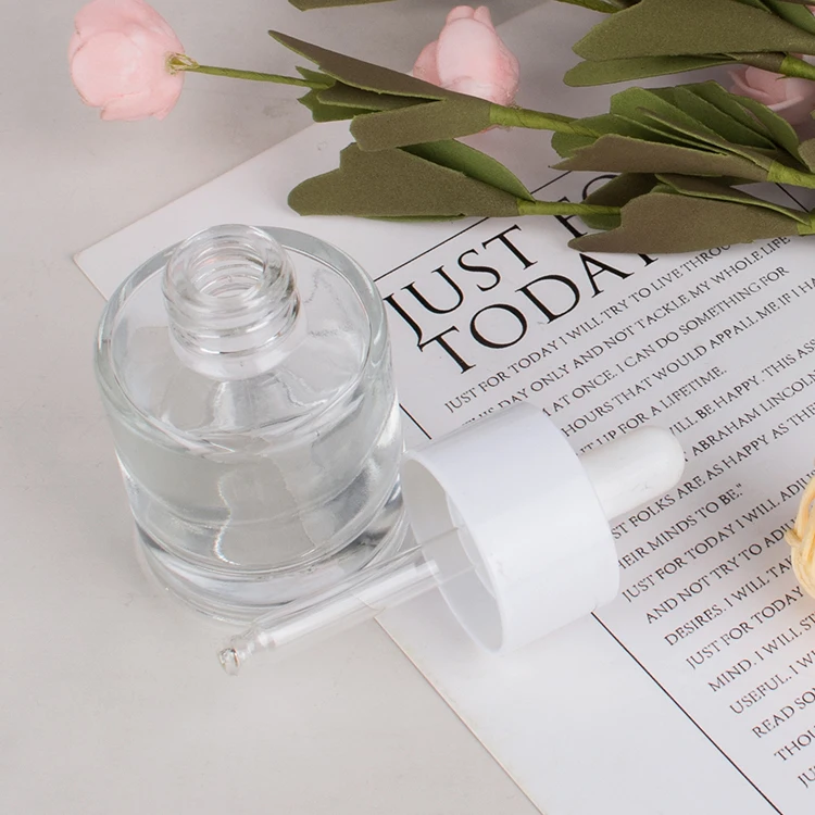 customized luxury empty oil dropper10ml perfume hair oil empty olive oil glass bottle