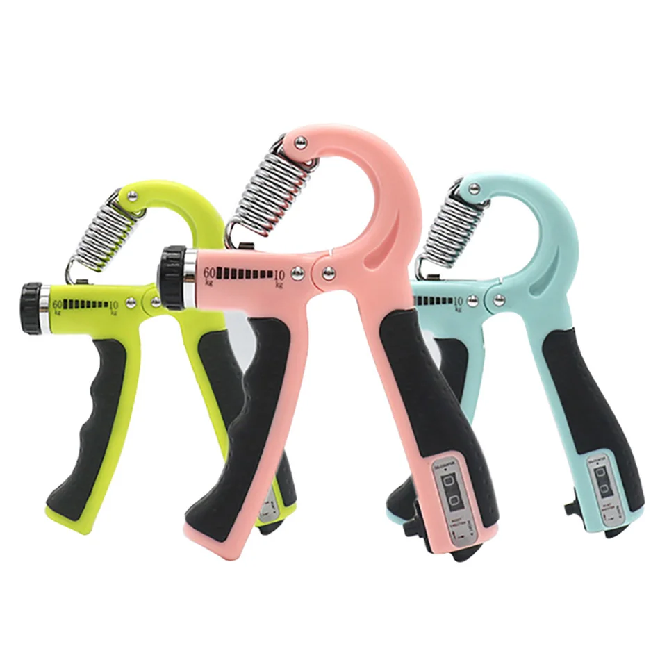 2021 Plastic Hand Grips Grip Strength Wrist Strengthener Non-Slip Gripper for Musicians Athletes and