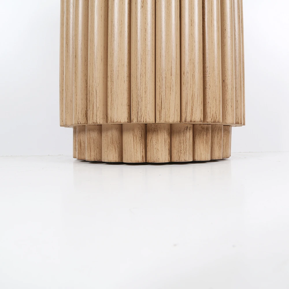 Modern Nordic Style Drum Shaped Coffee Table Living Room Coffee Table