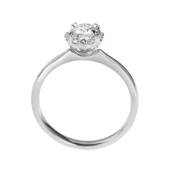 2021 Popular Girls Newest Fashion Jewelry Best Friend Rings 18k White Gold Ring Semi Mount