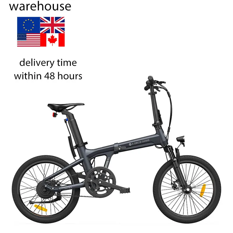 Smart APP Ultra Light Electric Bike  ADO A20  Lite Folding Hybrid City Road Bike ebike Electric Bicycle Mountain e Bike