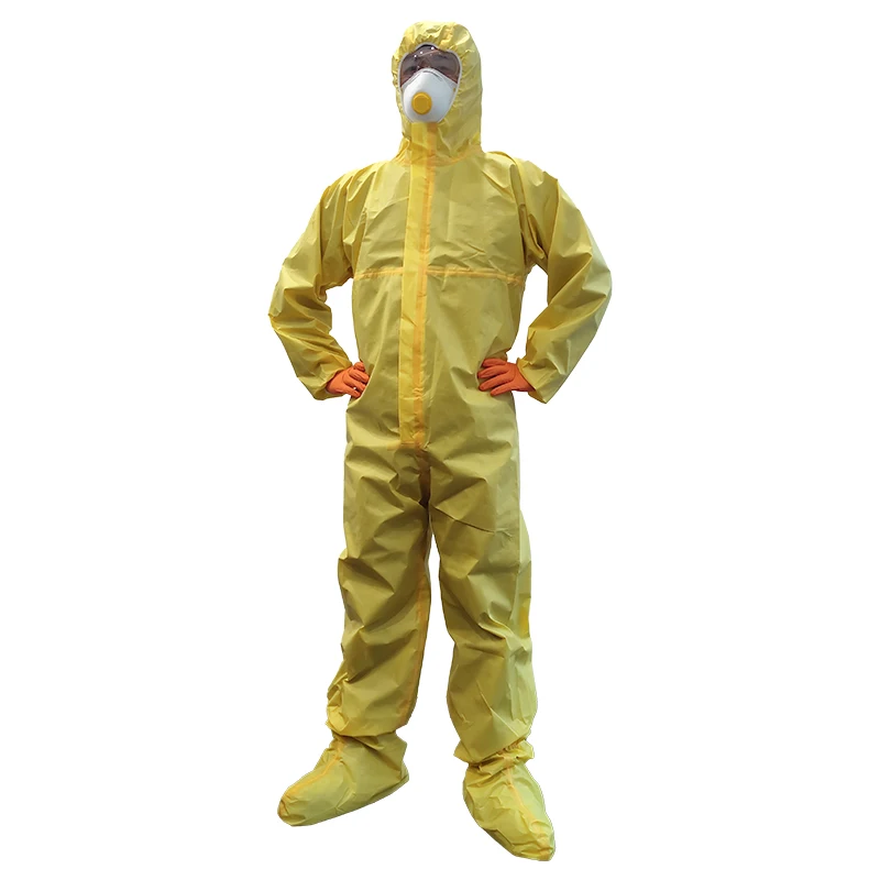 Factory Wholesale Protection Overalls PPE Hazmat Suit Disposable Coverall Work Clothes