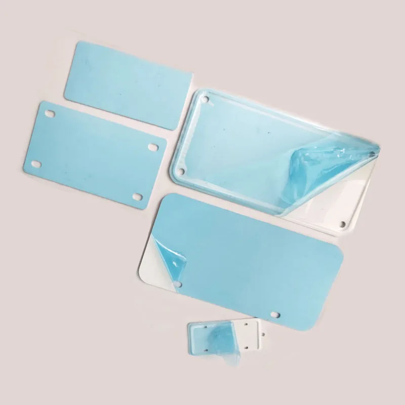 Оптовая продажа пользовательский сублимационный номерной знак пустые плоские принты 6 '* 12' алюминиевые автомобильные сублимационные номерные знаки