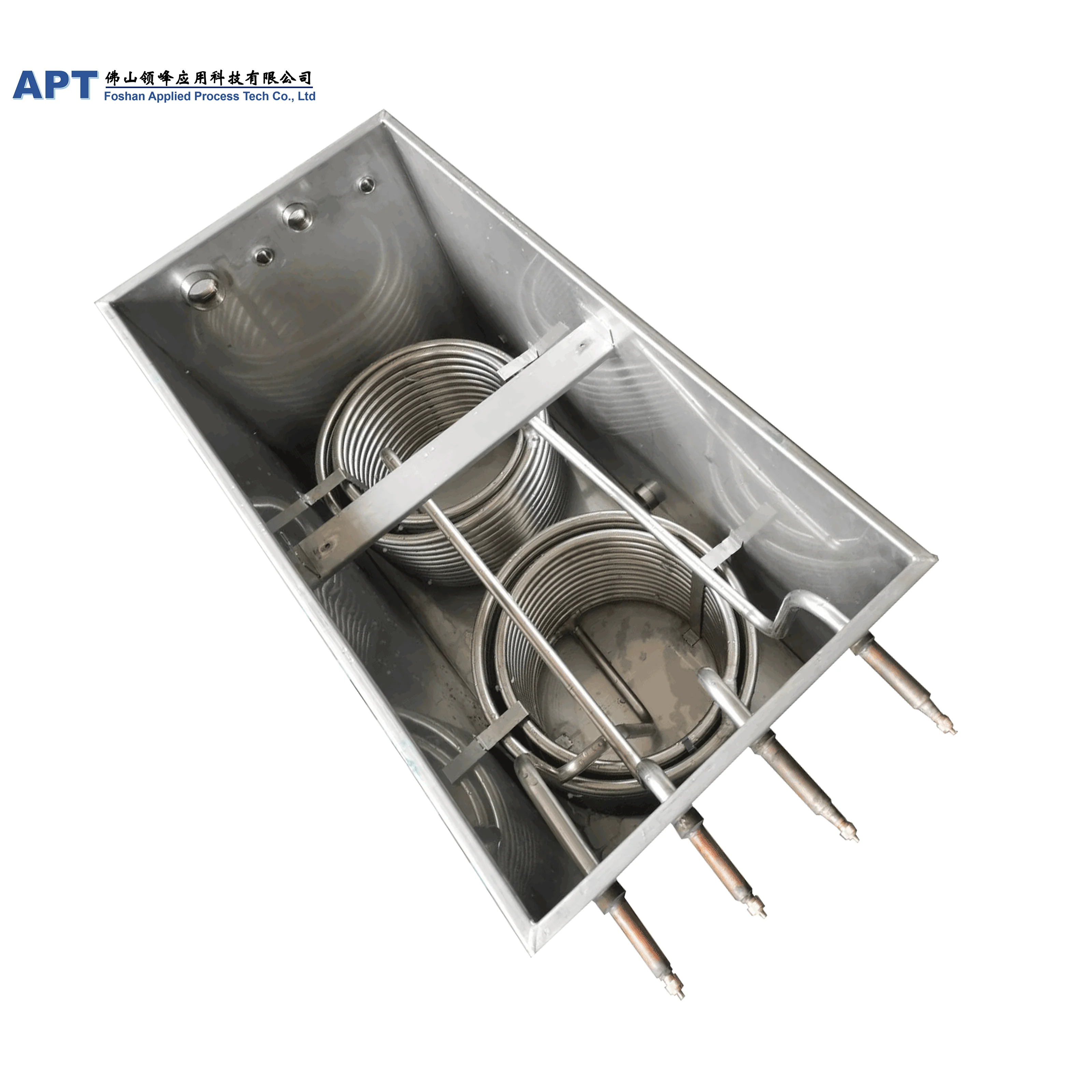 
Double system 5+5HP Manufacturer industrial stainless steel water tank heat exchanger for Laser Chiller 