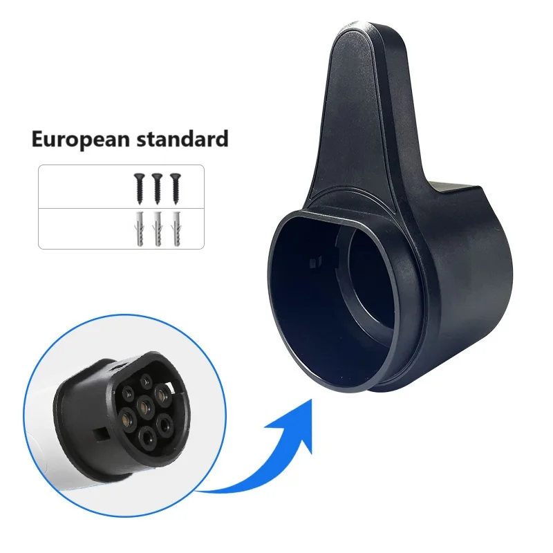 Chicon EV Charger Holder Wall Mount Charging Cable Organizer Bracket Electric Car Type 1 Plug Electric Car Garage Shelves