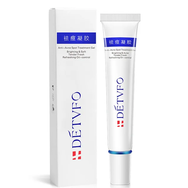 Stubborn Acne Spot Treatment Gel Pimple Cream for Acne Prone Skin with Natural Aloe vera control oil Acne repair purifying gel
