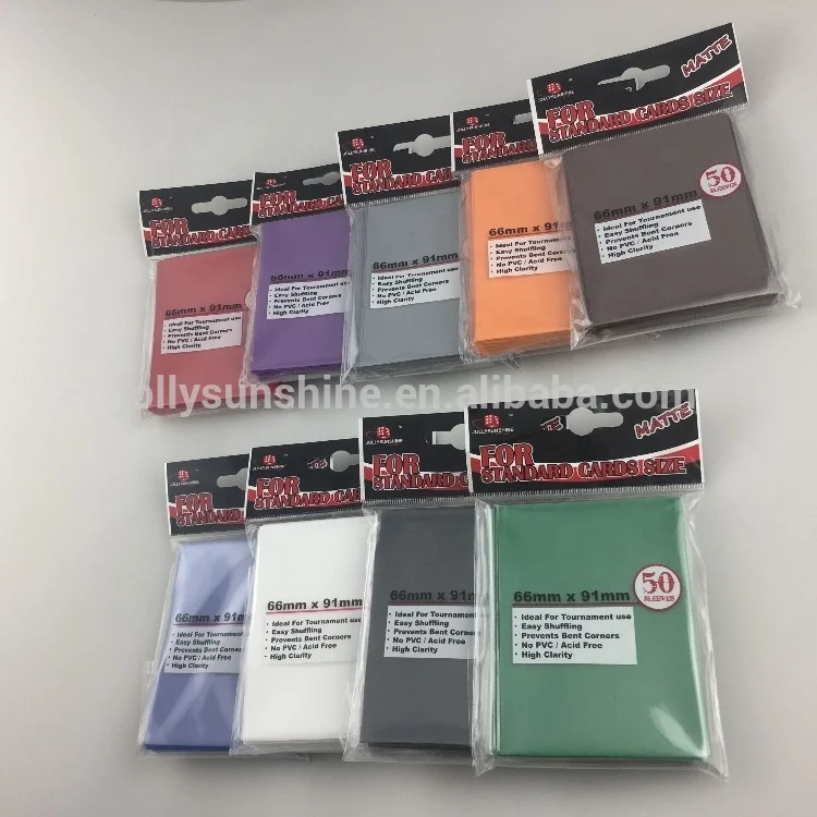 Заводская цена оптовая продажа твердые матовые защитные рукава для Mtg игровой
