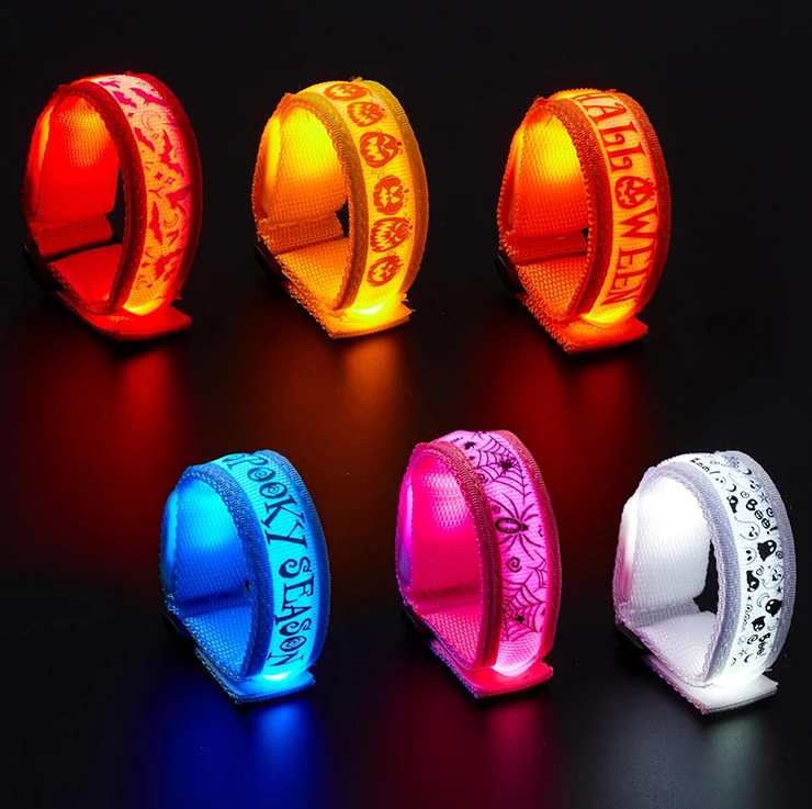 Эстетический браслет от производителя pulsera de luxe homme femme festival со светодиодной подсветкой и логотипом для упаковки