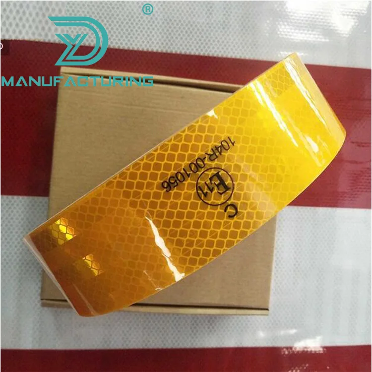 Vehicle Diamond Grade White and Red Conspicuity PET Reflective Tapes