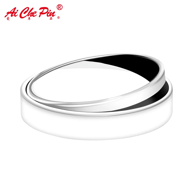 Bus Car Side Driveway 360 White Small Silver Round View Blind Spot Mirror