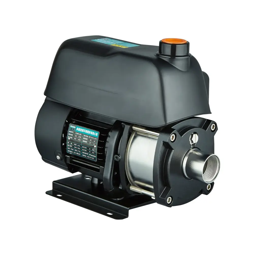 CHM4-2DC 1HP household VFD multistage centrifugal intelligent inverter water pump