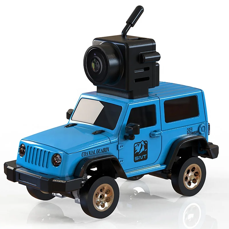 SNICLO SNT 1/64 весы Wrangler автомобиль игрушка 4WD 5 8G очки огни пульт дистанционного управления Мини RC FPV с камерой 4x4 RTR хобби