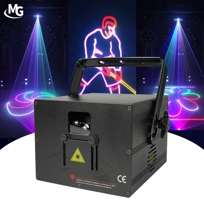Laser Lights 3W RGB Full Color Laser Lighting Small Power Indoor Disco DJ Club Laser Show