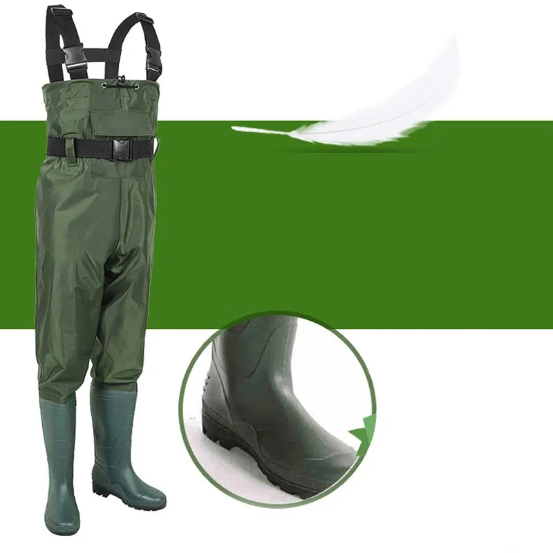 Wholesale Basic Agricultural Chest Wader Wading Boots Fishing Pants Waterproof Fly Fishing Waders