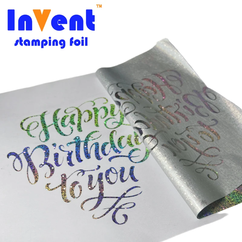 best quality DIY silver lustre Reactive Foil Hot stamping foil For wedding cards Paper